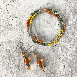 Earring and Bracelet Set